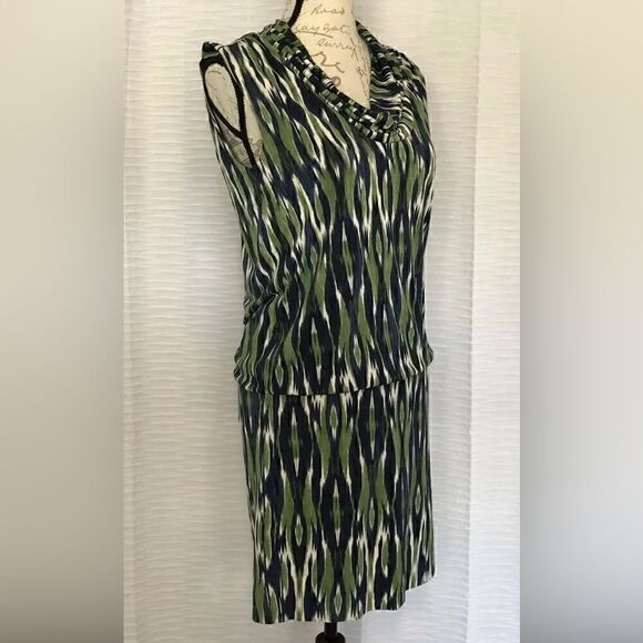 Michael Kors Womens Sleeveless Drape Neck Dress - S - Picture 6 of 6